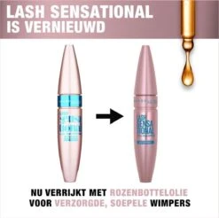 Maybelline New York - Lash Sensational Mascara - Very Black Waterproof - 9.5 Ml 23 Maybelline New York - Lash Sensational Mascara - Very Black Waterproof - 9.5 Ml -Oogmake Up Winkel 1200x1197 6