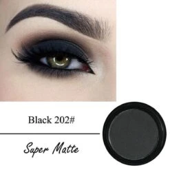 PHOERA™ Super Matte Oogschaduw - 202 - Black