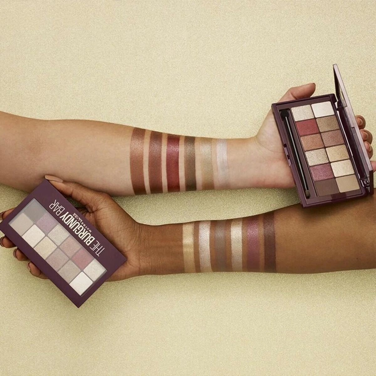 Maybelline The Burgundy Bar Oogschaduw En Highlighter Palette – Limited Edition 3 Maybelline The Burgundy Bar Oogschaduw En Highlighter Palette – Limited Edition - Afbeelding 3