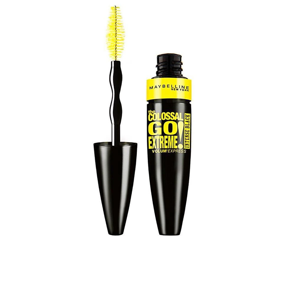 Maybelline Volum'Express Colossal Go Extreme! Leather Black Mascara - Zwart 5 Maybelline Volum'Express Colossal Go Extreme! Leather Black Mascara - Zwart - Afbeelding 5