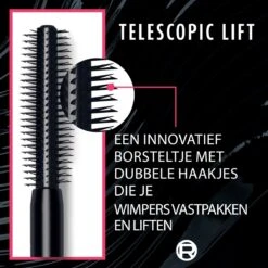 L'Oréal Paris Telescopic Lift Mascara – Zwart - Mascara Voor Lange, Gelifte Wimpers En Volume – 9,9ML -Oogmake Up Winkel 1200x1200 191