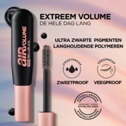 L'Oréal Paris Air Volume 30H Mega Black Mascara - 9,4ml 12 L'Oréal Paris Air Volume 30H Mega Black Mascara - 9,4ml -Oogmake Up Winkel 1200x1200 207