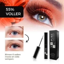 Wimperserum 3ml - Wenkbrauwserum - Langere, Sterkere En Volle Wimpers - 100% Natuurlijk - Wenkbrauw Serum - Eyelash Serum -Oogmake Up Winkel 1200x1200 241