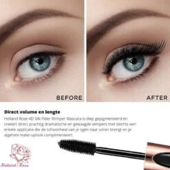 4D Fiber Waterproof Mascara - Zwart - Lange En Volle Wimpers 9 4D Fiber Waterproof Mascara - Zwart - Lange En Volle Wimpers -Oogmake Up Winkel 1200x1200 250