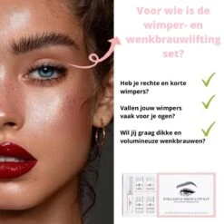 Merkloos Wimper & Wenkbrauw Lifting Set - Wimperlift - Wenkbrauwlift - Lashlift - Browlift - Proffesional Wimperlifting - Lash Lift - Wimperkit - Wenkbrauwkit - Permanent Gekrulde Wimpers - Lashes And Brows - Lash & Brow Kit -Oogmake Up Winkel 1200x1200 306