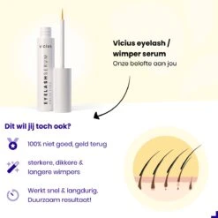 Wimperserum Van Vicius - Eyelash Serum Voor Wimper Groei - Vollere En Langere Wimpers - 5ML 14 Wimperserum Van Vicius - Eyelash Serum Voor Wimper Groei - Vollere En Langere Wimpers - 5ML -Oogmake Up Winkel 1200x1200 348