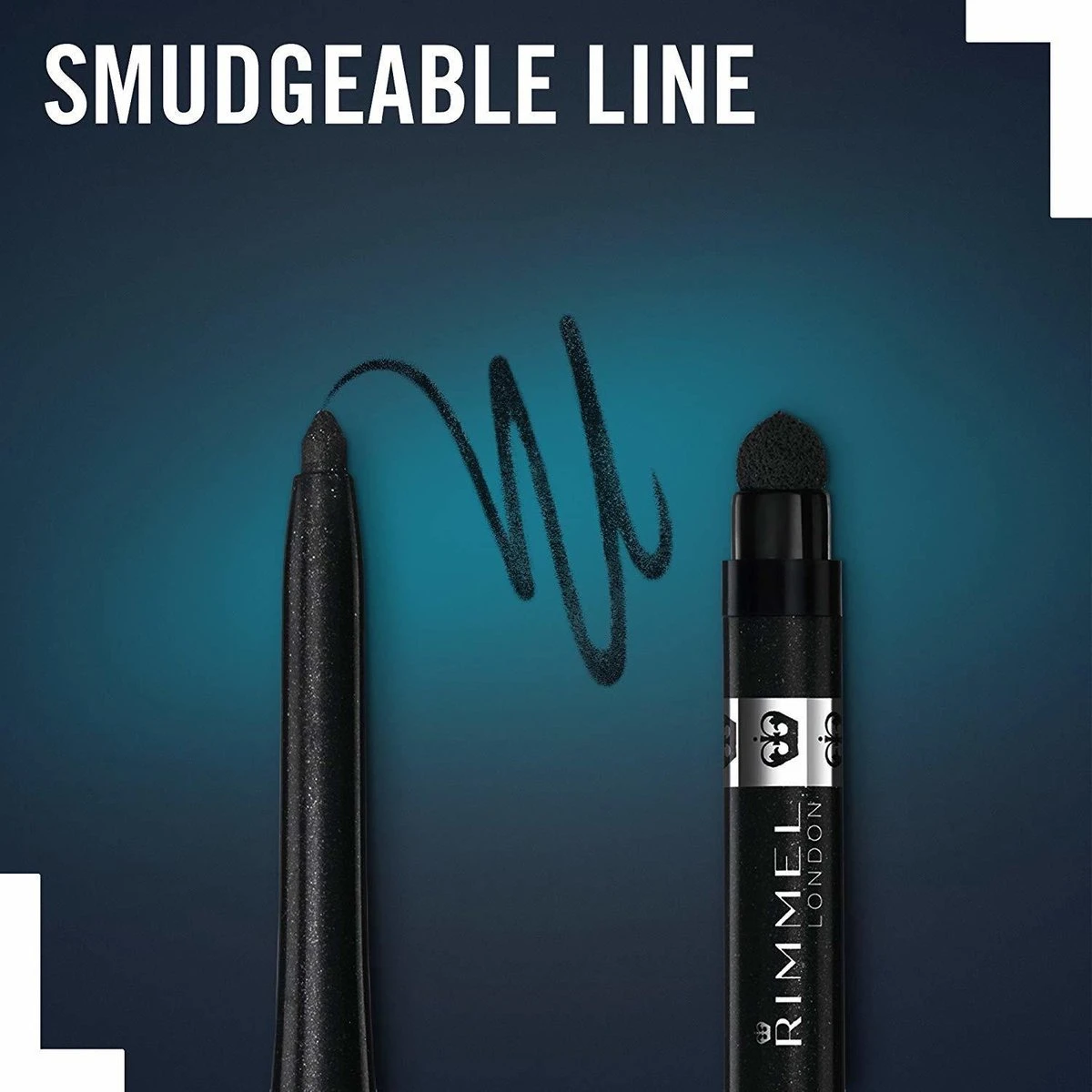 Rimmel London Exaggerate Waterproof Eye Definer - 263 Starlit Black 3 Rimmel London Exaggerate Waterproof Eye Definer - 263 Starlit Black - Afbeelding 3