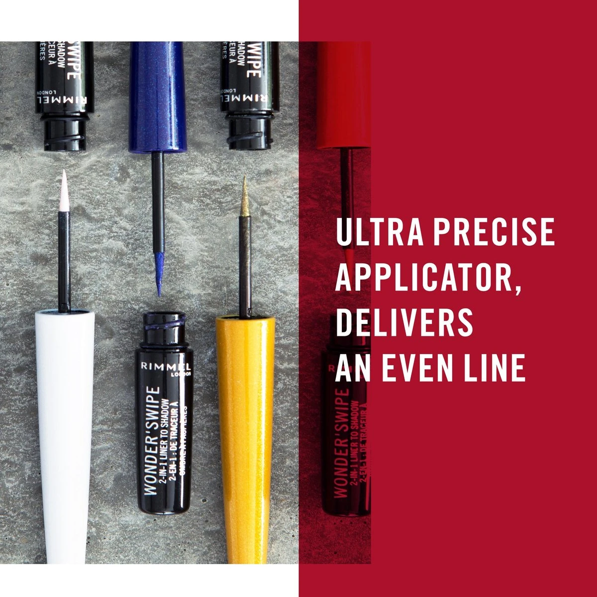 Rimmel London Wonder Swipe Eyeliner - 009 Mega Hottie Pink 6 Rimmel London Wonder Swipe Eyeliner - 009 Mega Hottie Pink - Afbeelding 6
