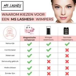 M5 Magnetische Wimpers - Nepwimpers - Model: Doha -Oogmake Up Winkel 1200x1200 644