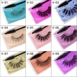 Merkloos Nep Wimpers -3D Volume -Valse Wimpers -3D Faux-Luxury Lashes-15mm -Oogmake Up Winkel 1200x1200 676