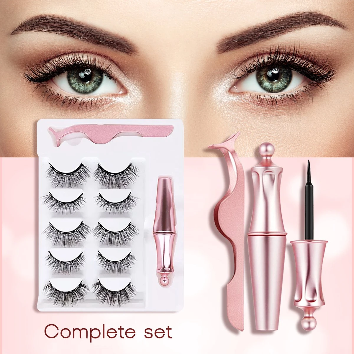 Merkloos La Liva Magnetische Wimpers - Inclusief Eyeliner En Wimper Pincet - 5 Magneetjes - Wimperextentions - Wimperlifting Set - Lash Lift 10 Merkloos La Liva Magnetische Wimpers - Inclusief Eyeliner En Wimper Pincet - 5 Magneetjes - Wimperextentions - Wimperlifting Set - Lash Lift - Afbeelding 10