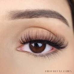 Merkloos Nep Wimpers Russisch Volume- Topaz Wimperextension Lashes