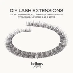 Helioux® - Quicklashes Nepwimpers - DIY Wimpersextensions Voor Thuis - 12mm - Blijven 5+ Dagen Zitten - Complete Set Incl. Wimpers, Lijm, Remover, Pincet - Herbruikbaar - Falscara -Oogmake Up Winkel 1200x1200 747