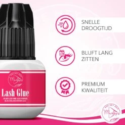 MURLEY'S Wimperlijm- Wimperextensions Lijm - Lash Glue - Zwart - Eenmalig Aanbrengen Voor Wekenlang Plezier - Perfecte Wimpers 11 MURLEY'S Wimperlijm- Wimperextensions Lijm - Lash Glue - Zwart - Eenmalig Aanbrengen Voor Wekenlang Plezier - Perfecte Wimpers -Oogmake Up Winkel 1200x1200 756