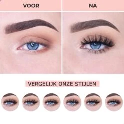 Hoge Korting - VERLUXX© - 'Quality Over Quantity' - 3D Magnetische Wimpers Incl. 1+1 GRATIS Geïoniseerde Waterproof Eyeliner & Pincet, Fake Lashes, Nepwimpers, Magnetic Lashes, Herbruikbare Realistic Wimpers -Oogmake Up Winkel 1200x1200 801