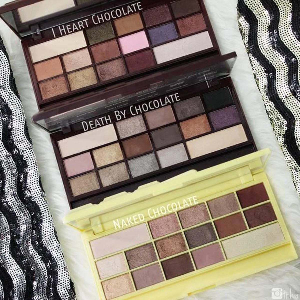 Makeup Revolution I Love Revolution Oogschaduw Palette - White Chocolate 3 Makeup Revolution I Love Revolution Oogschaduw Palette - White Chocolate - Afbeelding 3