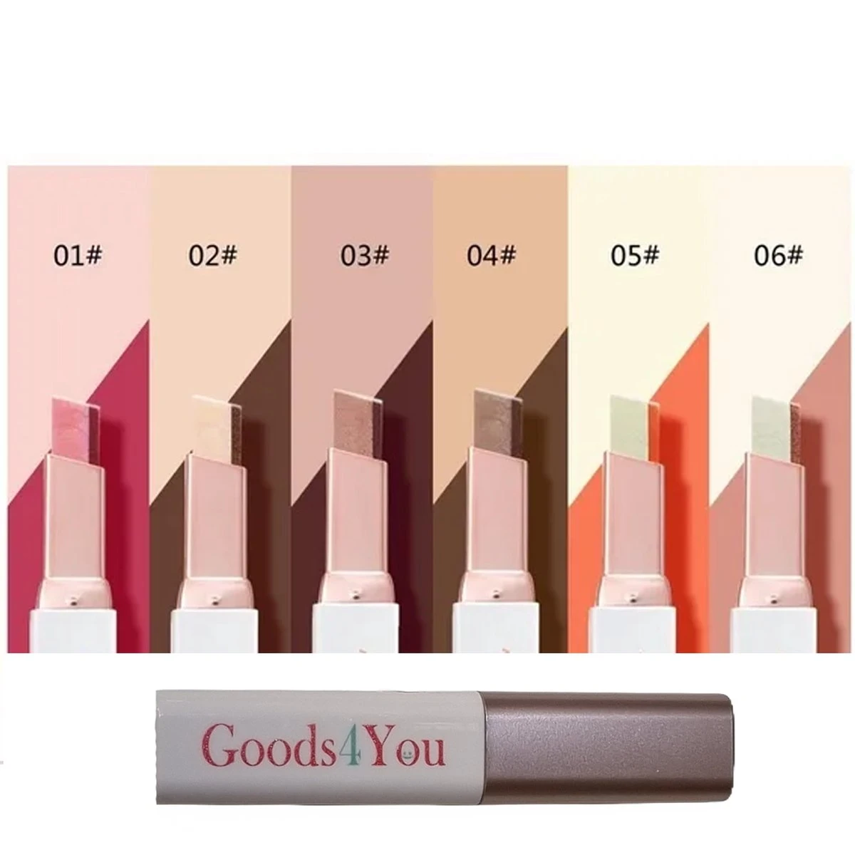 Goods4you Duo Color Gradient Oogschaduw Stick #6 6 Goods4you Duo Color Gradient Oogschaduw Stick #6 - Afbeelding 6