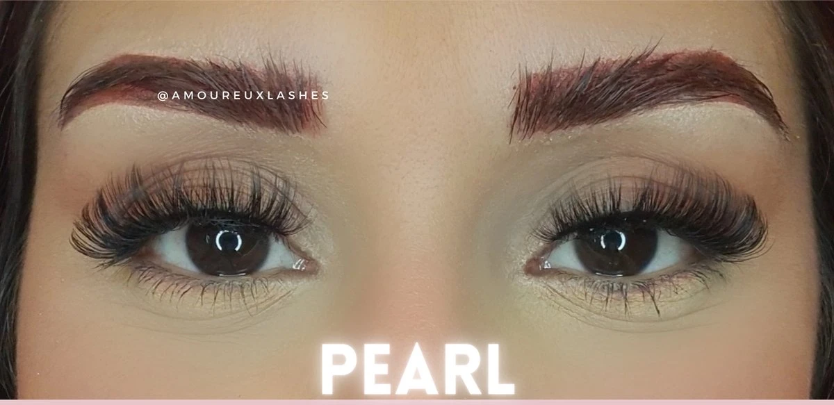 Merkloos Nep Wimpers Russisch Volume- Pearl Wimperextension Lashes 5 Merkloos Nep Wimpers Russisch Volume- Pearl Wimperextension Lashes - Afbeelding 5