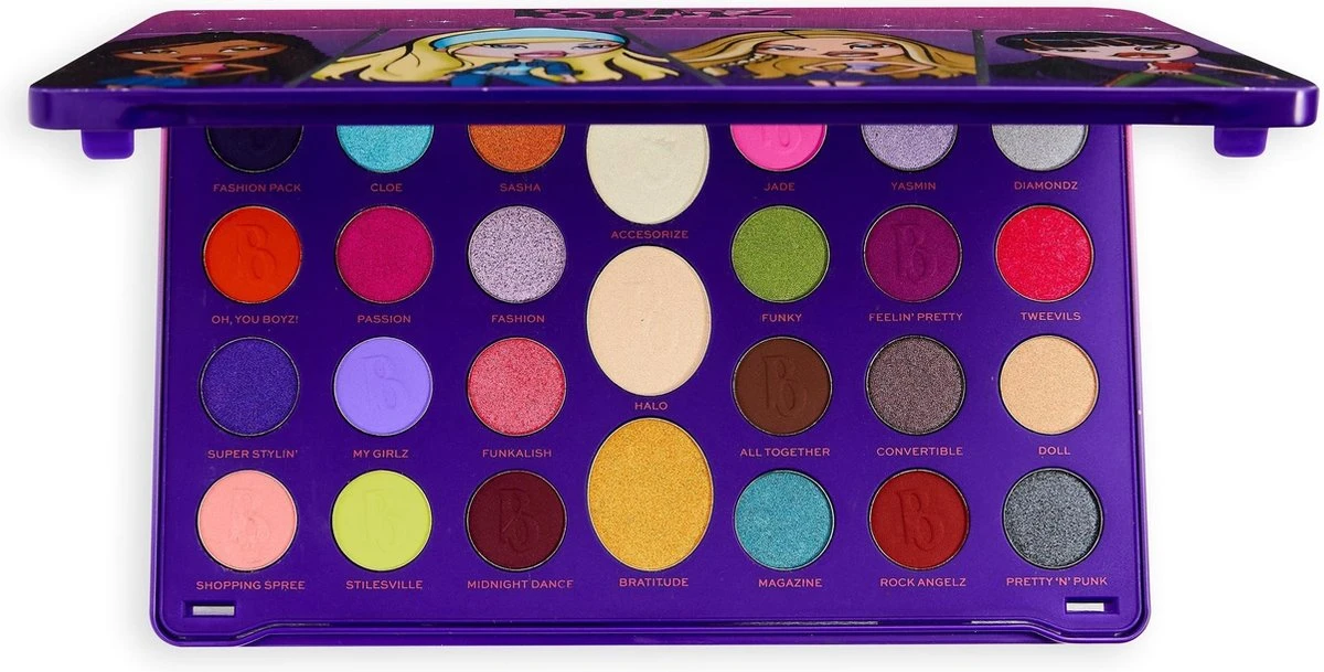 Makeup Revolution X Bratz Limitless Eyeshadow Palette - Oogschaduw Palette 1 Makeup Revolution X Bratz Limitless Eyeshadow Palette - Oogschaduw Palette