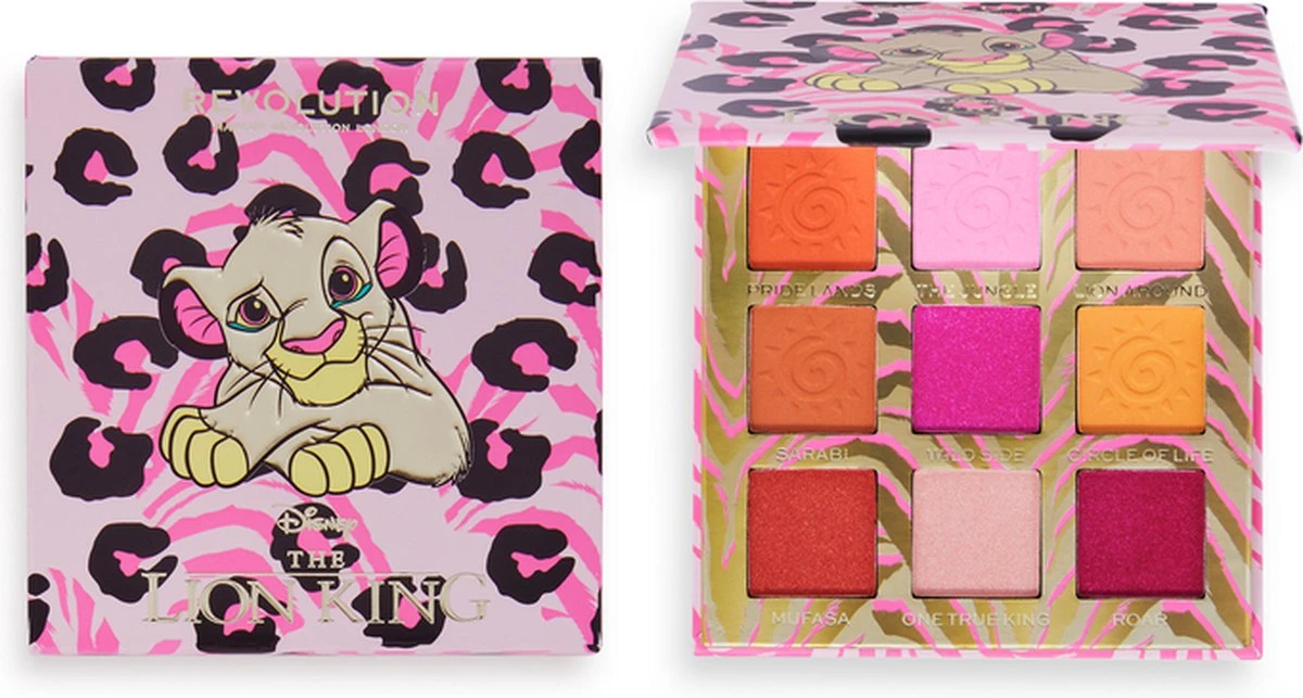 Makeup Revolution X Disney Lion King - I Walk On The Wild Side Shadow Palette 1 Makeup Revolution X Disney Lion King - I Walk On The Wild Side Shadow Palette