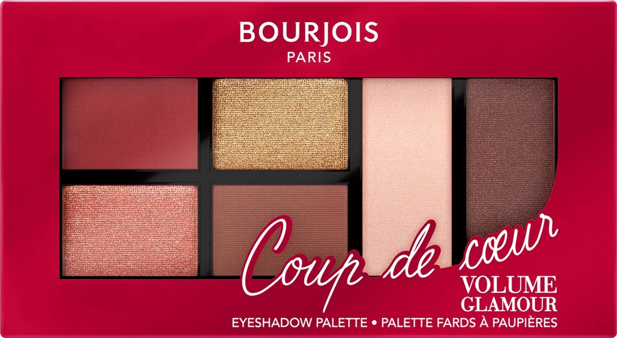 Bourjois Volume Glamour Coup De Coeur Oogschaduw Palette - 01 Intense Look 1 Bourjois Volume Glamour Coup De Coeur Oogschaduw Palette - 01 Intense Look