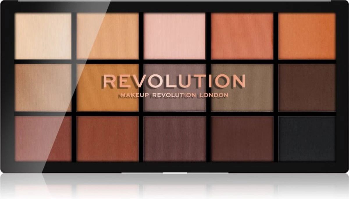 Makeup Revolution - Palette Eye Shadow Re-Loaded (Palette Basic Mattes) 15 X 1.1 G 4 Makeup Revolution - Palette Eye Shadow Re-Loaded (Palette Basic Mattes) 15 X 1.1 G - Afbeelding 4