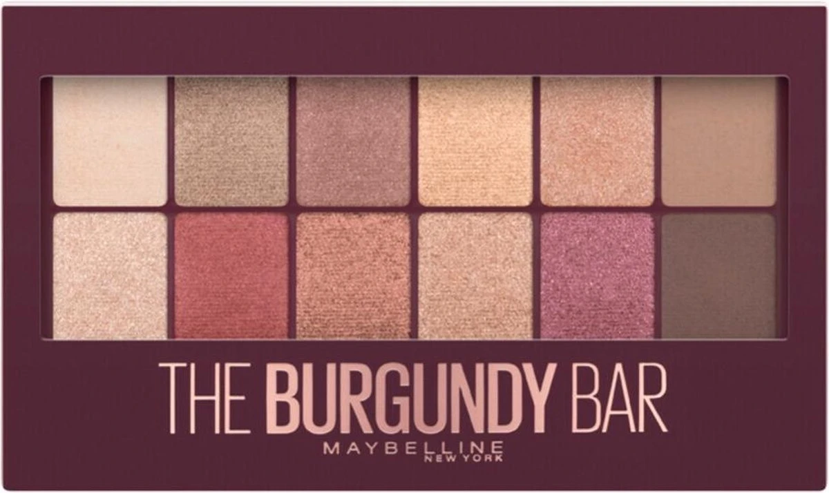 Maybelline The Burgundy Bar Oogschaduw En Highlighter Palette – Limited Edition 9 Maybelline The Burgundy Bar Oogschaduw En Highlighter Palette – Limited Edition - Afbeelding 9