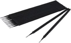 Lashes & More - 100 Stuks Wegwerp Microbrushes - Zwart - Wimpers Uitbreiding - Individuele Lash Verwijderen - Wattenstaafje - Micro Borstel Voor Wimper Extensions Tool- Microbrush -Oogmake Up Winkel 1200x733