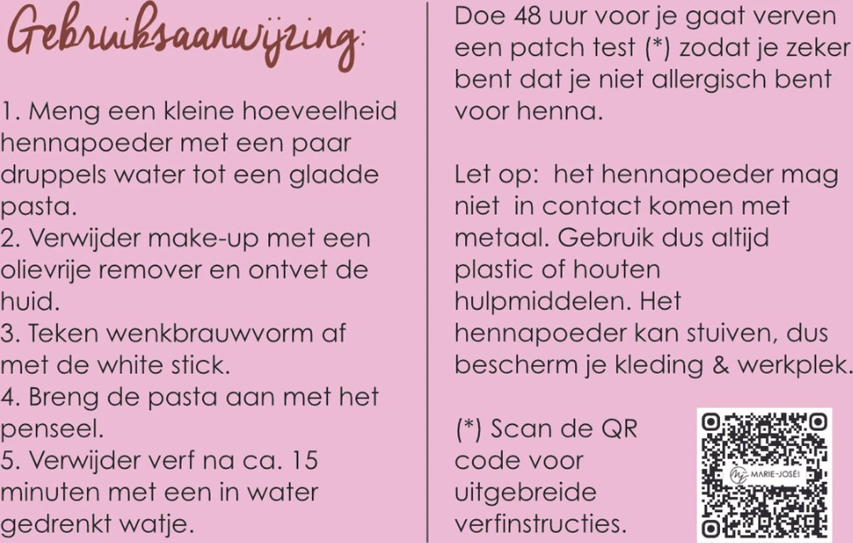 Henna Wenkbrauwverf Donkerbruin | Henna Brows |Geschikt Voor Minstens 25 Toepassingen 6 Henna Wenkbrauwverf Donkerbruin | Henna Brows |Geschikt Voor Minstens 25 Toepassingen - Afbeelding 6
