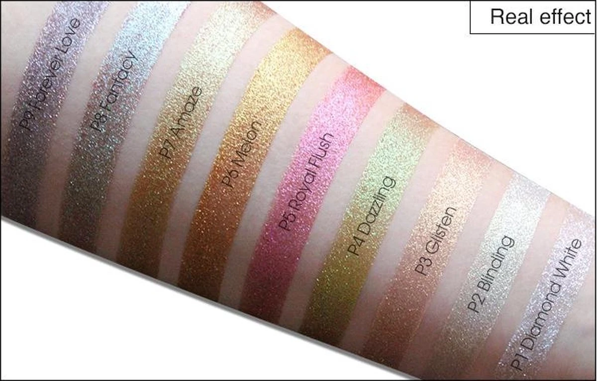 Professionele Glitter Oogschaduw Poeder - Make-Up - Opmaken 2 Professionele Glitter Oogschaduw Poeder - Make-Up - Opmaken - Afbeelding 2