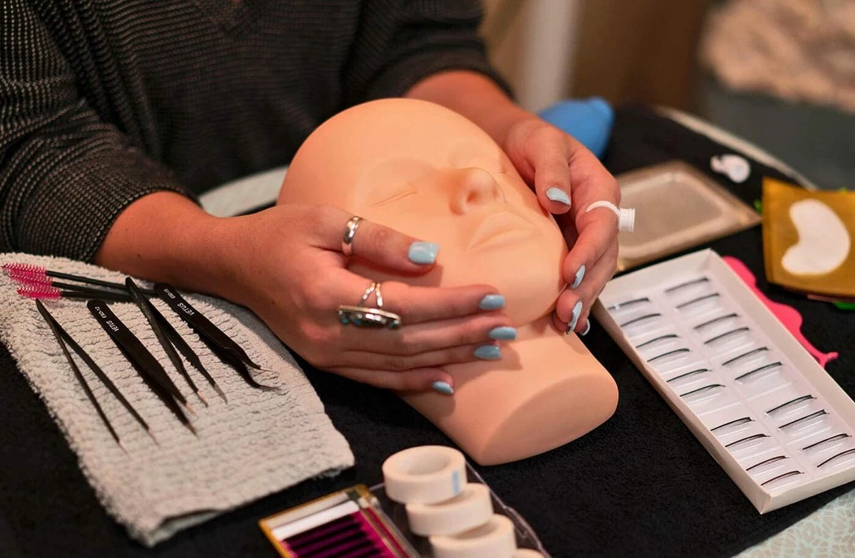 Merkloos Wimper Trainings Set Wimperuitbreidingskit Schoonheidsspecialiste Benodigdheden Mannequin 7 Merkloos Wimper Trainings Set Wimperuitbreidingskit Schoonheidsspecialiste Benodigdheden Mannequin - Afbeelding 7