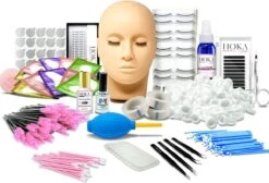 Merkloos Wimper Trainings Set Wimperuitbreidingskit Schoonheidsspecialiste Benodigdheden Mannequin