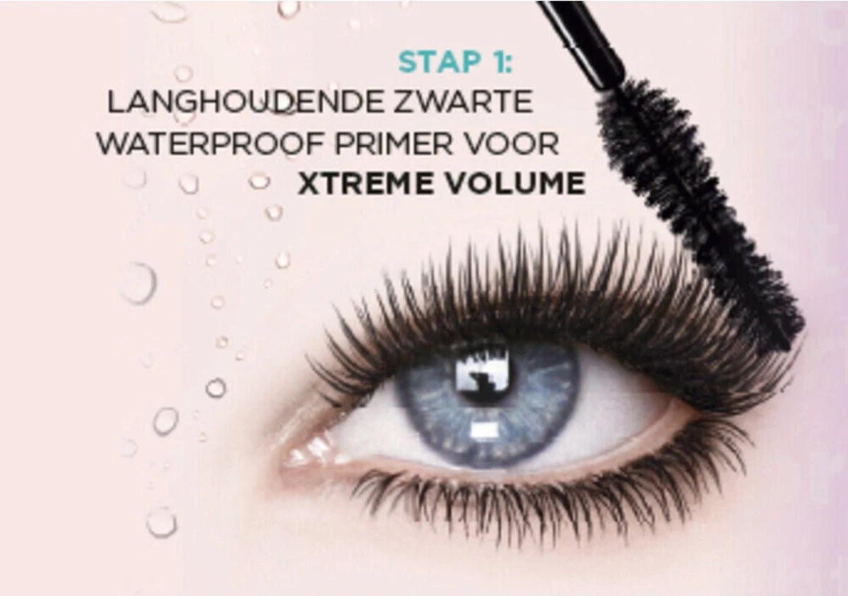 L'Oréal Paris False Lash Xfiber Xtreme Resist Mascara - Zwart - Waterproof 4 L'Oréal Paris False Lash Xfiber Xtreme Resist Mascara - Zwart - Waterproof - Afbeelding 4