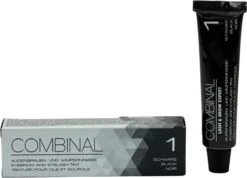 Combinal Wenkbrauw En Wimperverf - Zwart + Combinal Waterstofperoxide 5% - Wimpers - Wenkbrauwen - Wenkbrauwverf - Combideal -Oogmake Up Winkel 1200x865 3