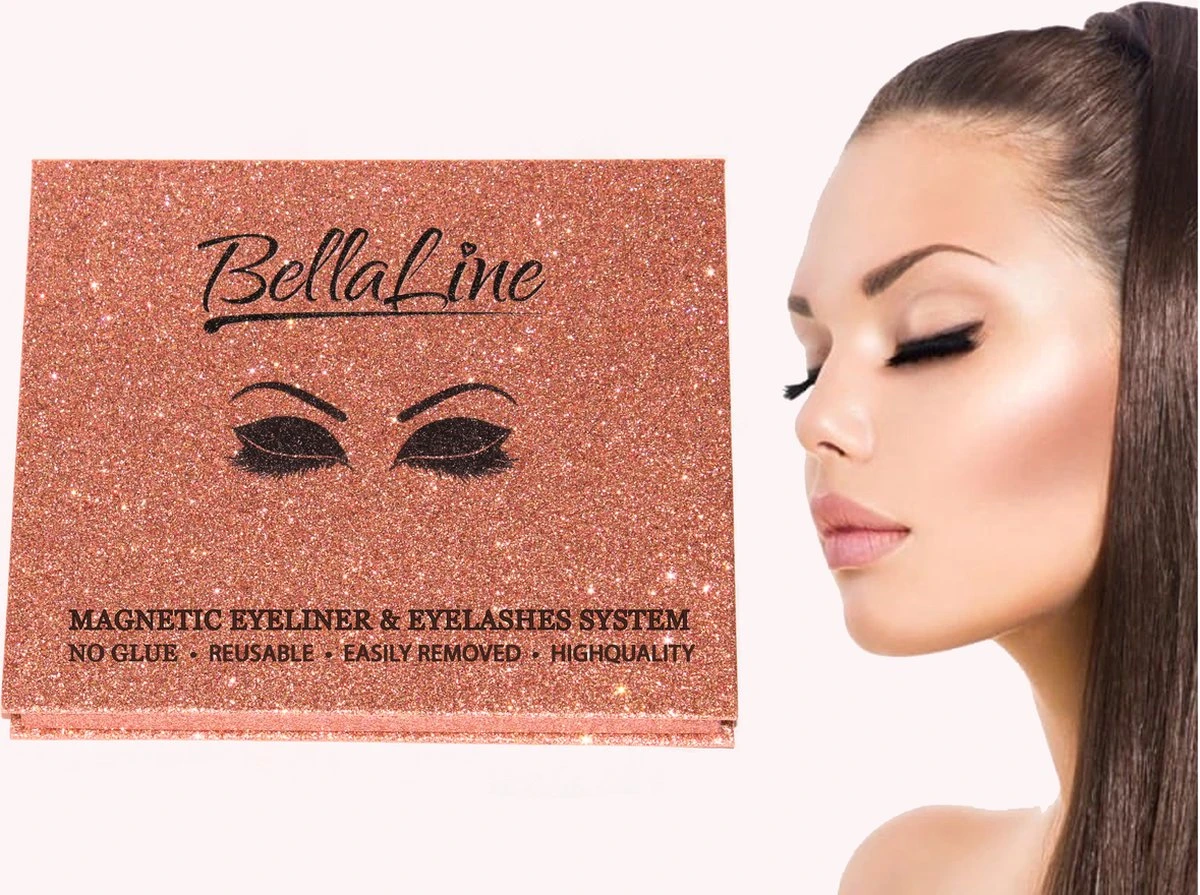 BellaLine – Magnetische Wimpers – 6 Set – 2 Eyeliners – Applicator – Nep Wimpers – Magnetic Eyelashes – Valse Wimpers – Wimper Extensions – Fake Lashes – Natuurlijke Look – Geen Lijm Nodig 3 BellaLine – Magnetische Wimpers – 6 Set – 2 Eyeliners – Applicator – Nep Wimpers – Magnetic Eyelashes – Valse Wimpers – Wimper Extensions – Fake Lashes – Natuurlijke Look – Geen Lijm Nodig - Afbeelding 3