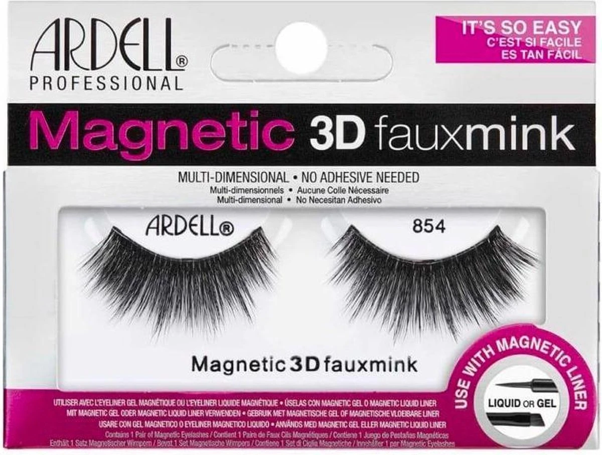 Ardell Magnetic Lash - 3D Faux Mink 854 1 Ardell Magnetic Lash - 3D Faux Mink 854