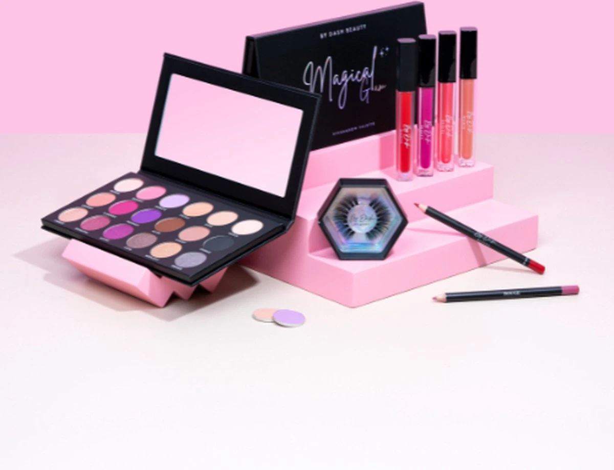 By Dash Beauty - Magical Glam Oogschaduw Palette - 18 Pan Oogschaduw Palette - 11 Matte Kleuren 7 Shimmer - Veganistisch En Dierproefvrij 2 By Dash Beauty - Magical Glam Oogschaduw Palette - 18 Pan Oogschaduw Palette - 11 Matte Kleuren 7 Shimmer - Veganistisch En Dierproefvrij - Afbeelding 2