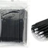 Lashes & More - 100 Stuks Wegwerp Microbrushes - Zwart - Wimpers Uitbreiding - Individuele Lash Verwijderen - Wattenstaafje - Micro Borstel Voor Wimper Extensions Tool- Microbrush
