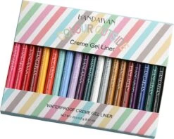 HANDAIYAN Sneldrogend Waterdicht En Niet Gemakkelijk Uit Te Vegen Kleur Eyeliner 20 Kleuren 7 HANDAIYAN Sneldrogend Waterdicht En Niet Gemakkelijk Uit Te Vegen Kleur Eyeliner 20 Kleuren -Oogmake Up Winkel 1200x964