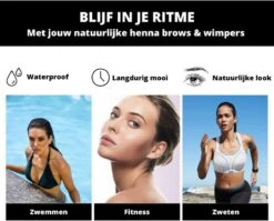 2 In 1 - Henna Wenkbrauwverf En Wimperverf - Bruin - Henna Brows - DIY Henna Brows Kit - Starterspakket -Oogmake Up Winkel 1200x969 3