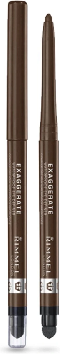 Rimmel London Rimmel Exaggerate Waterproof Eye Definer - 212 Rich Brown 5 Rimmel London Rimmel Exaggerate Waterproof Eye Definer - 212 Rich Brown - Afbeelding 5