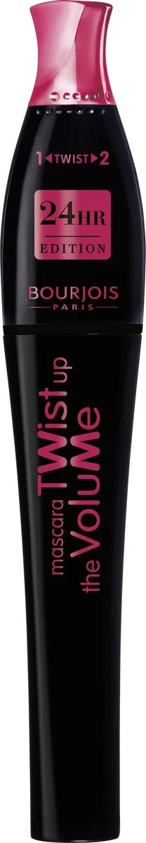 Bourjois Twist Up The Volume 24 HRS Mascara - 023 Black 3 Bourjois Twist Up The Volume 24 HRS Mascara - 023 Black - Afbeelding 3