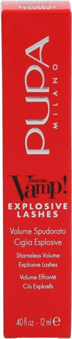 Pupa Vamp! Mascara Explosive Lash - 110 Extra Black -Oogmake Up Winkel 255x1200 1