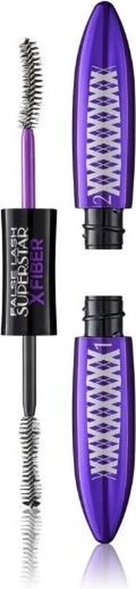 L'Oréal Paris False Lash Superstar X Fiber Mascara - Zwart 14 L'Oréal Paris False Lash Superstar X Fiber Mascara - Zwart - Afbeelding 14