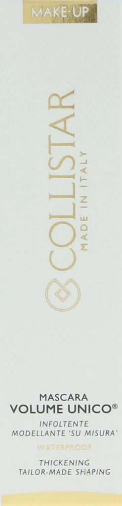 Collistar Mascara Volume Unico Waterproof Intense Black -Oogmake Up Winkel 291x1200