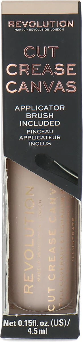 Makeup Revolution Cut Crease Canvas Oogschaduw Primer - Illustrate Fair 2 Makeup Revolution Cut Crease Canvas Oogschaduw Primer - Illustrate Fair - Afbeelding 2