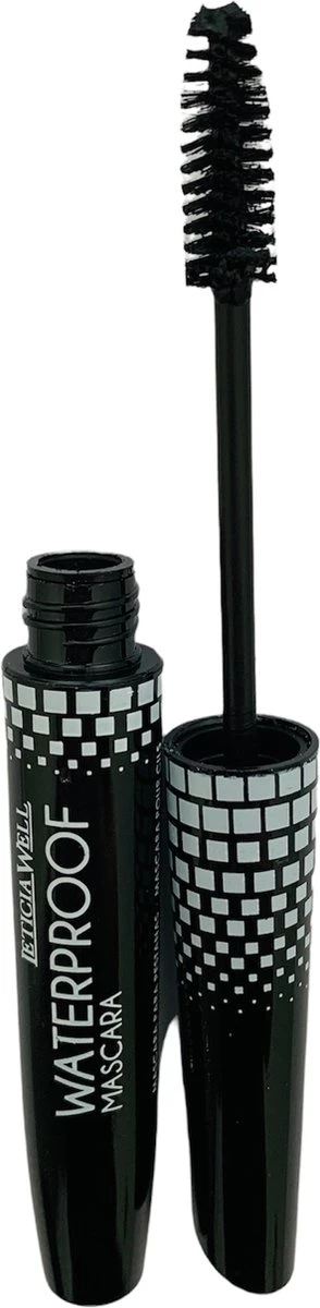 Leticia Well - Mascara Waterproof - Zwart - 1 Kunststof Flesje Met Borsteltje En 6 Ml. Inhoud 1 Leticia Well - Mascara Waterproof - Zwart - 1 Kunststof Flesje Met Borsteltje En 6 Ml. Inhoud