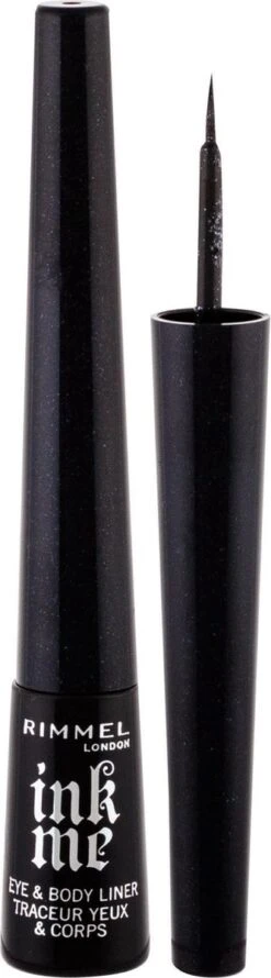 Rimmel London Rimmel Ink Me Eye & Body Eyeliner - 002 Glitter Black -Oogmake Up Winkel 333x1200 1