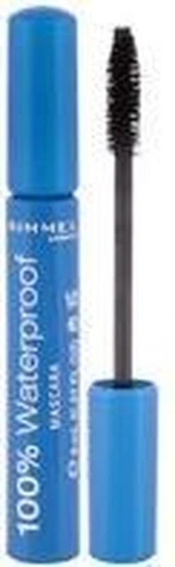 Rimmel London 100% Waterproof Mascara - 001 Black -Oogmake Up Winkel 371x1200