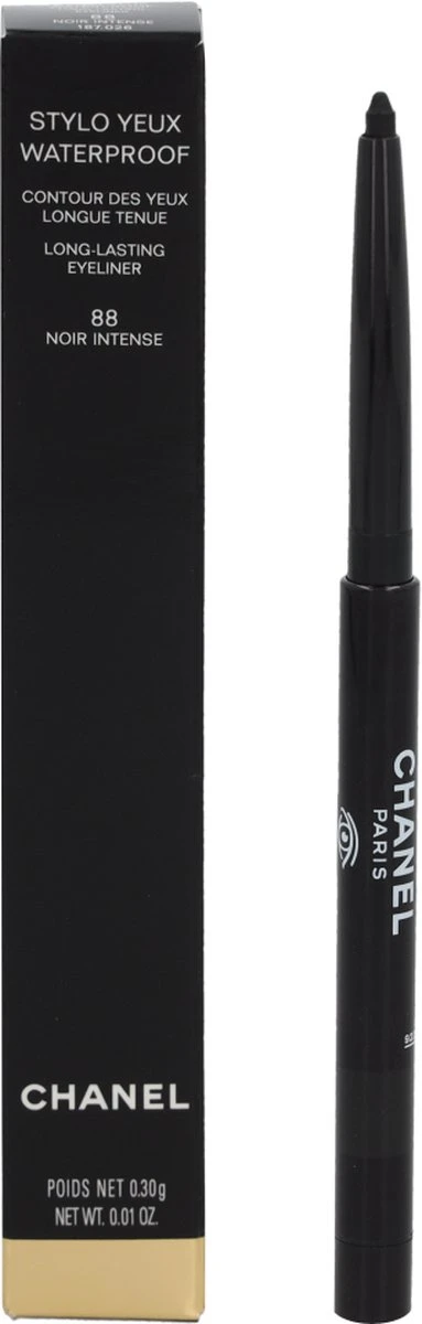 CHANEL Stylo Yeux 88 Noir Intense Zwart 2 CHANEL Stylo Yeux 88 Noir Intense Zwart - Afbeelding 2